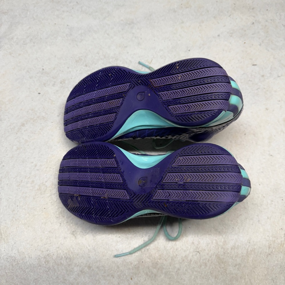 Adidas‎ Boys D Rose 3.5 Winter Purple / Teal Englewood Sneaker Shoes Size 5 - Picture 5 of 9